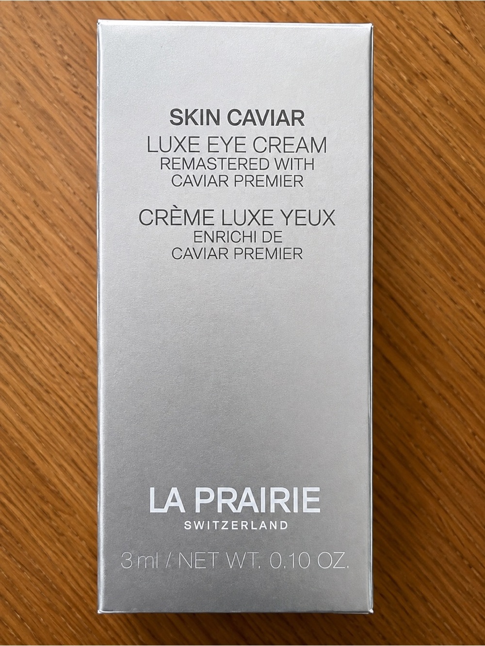 La Prairie Luxe Eye Cream in Silver Packaging 3ml